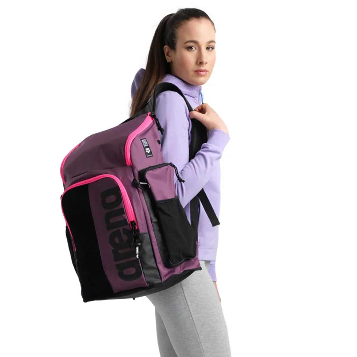 Arena Spiky III Backpack 45 L Plum/Pink