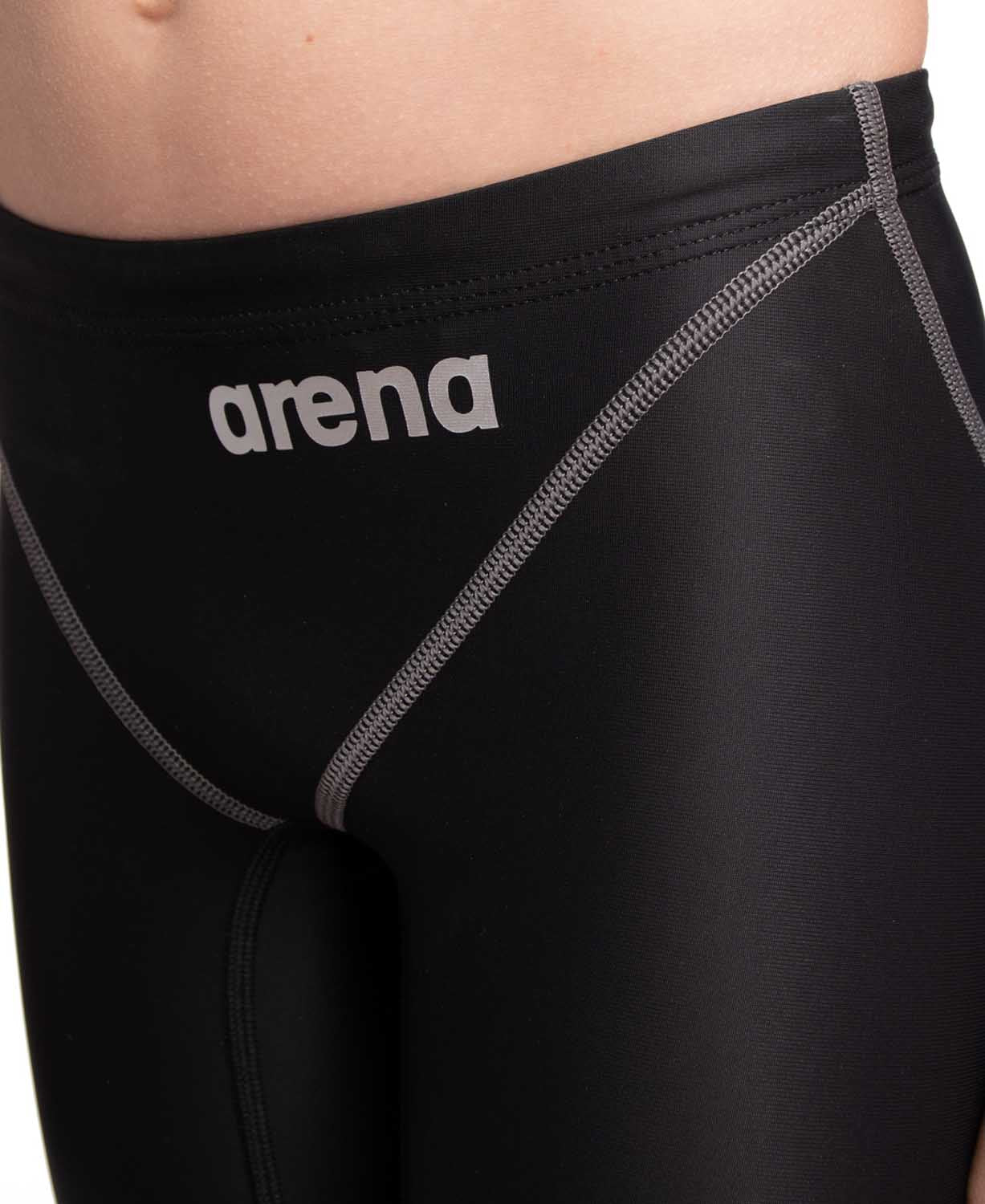 Arena Boys' Powerskin ST Next Racing Jammer - Black