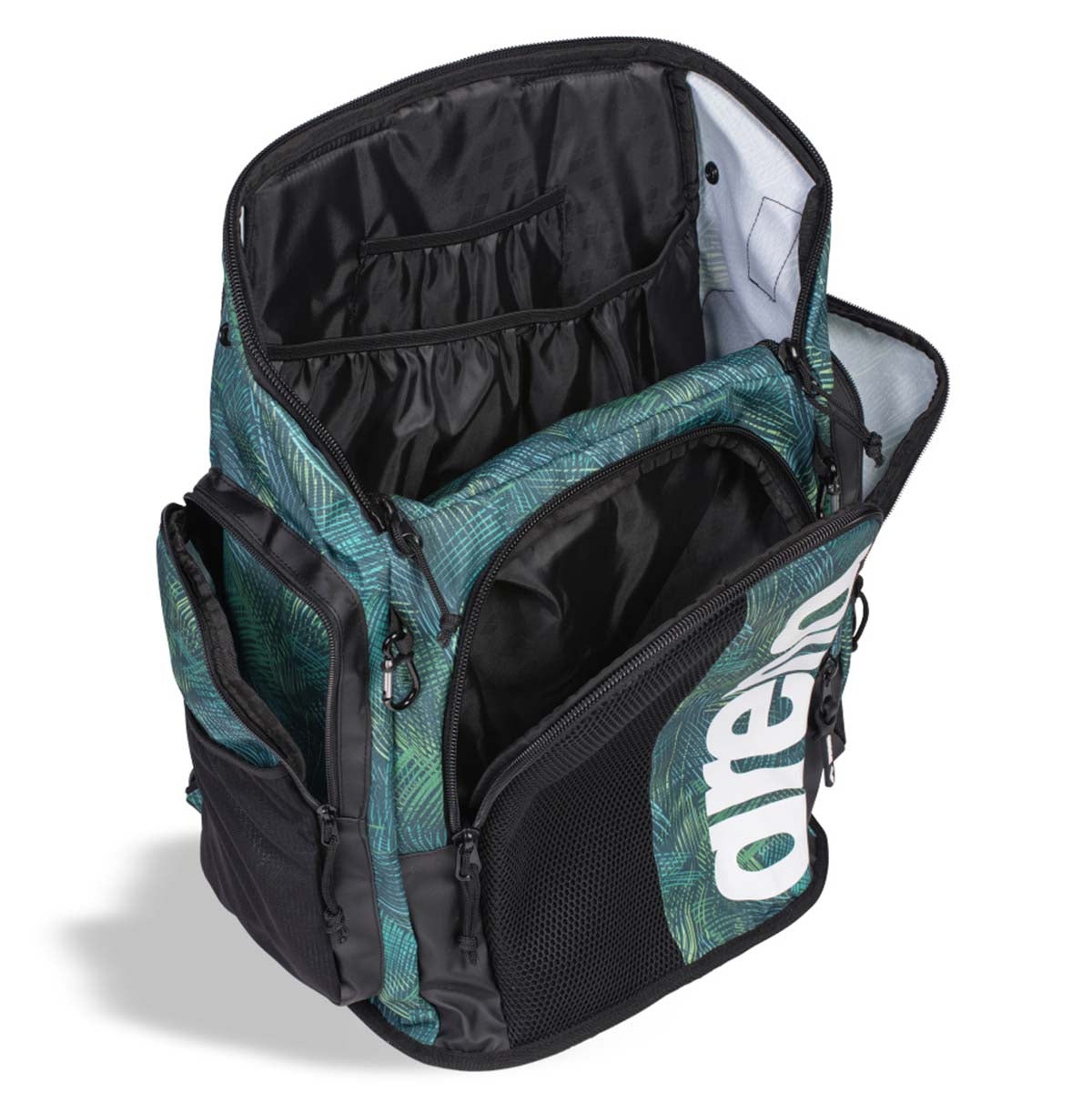 Arena Spiky III Allover Backpack 45 L Team Energy Green