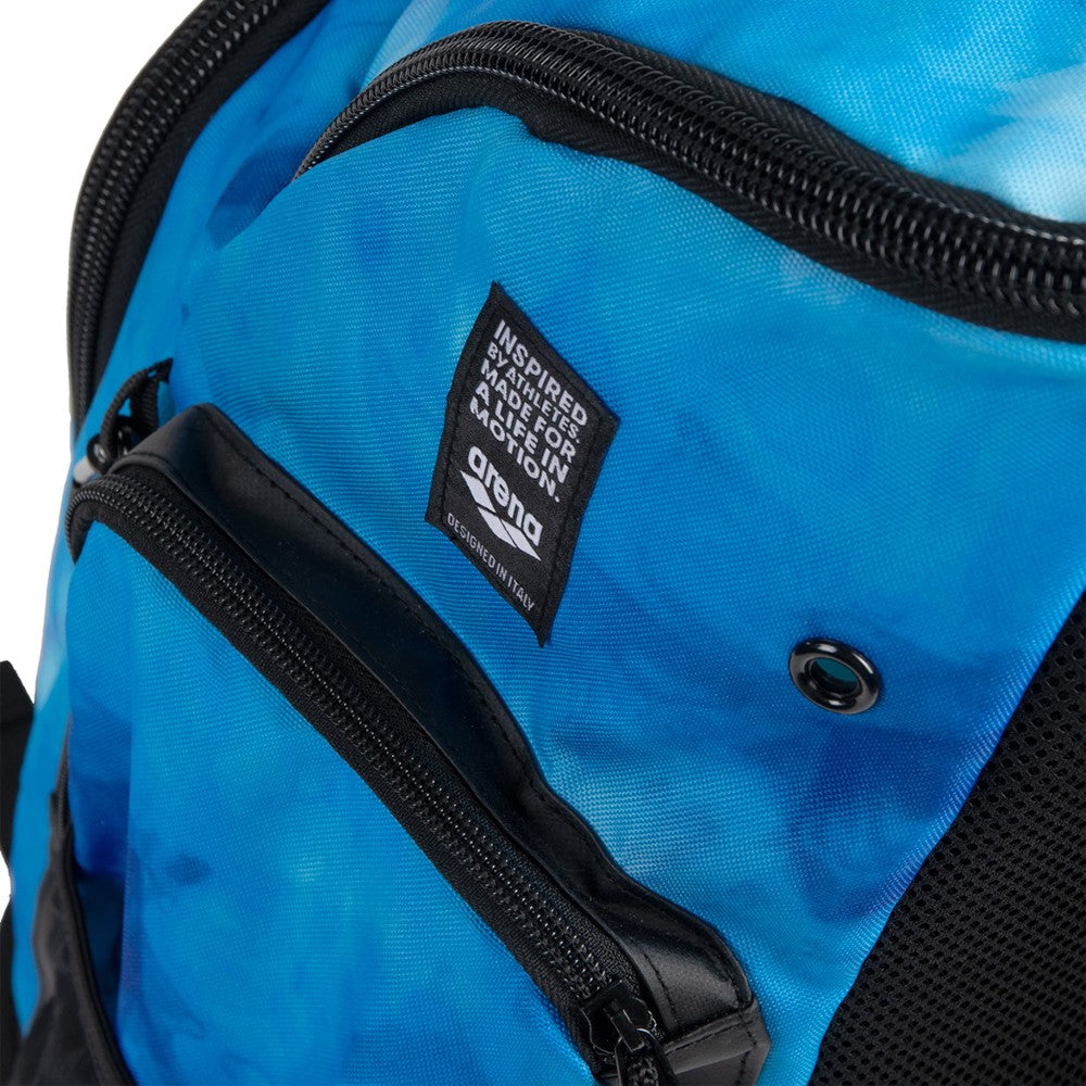 Arena Spiky III Backpack 45 L Allover Tie-Dye Blue