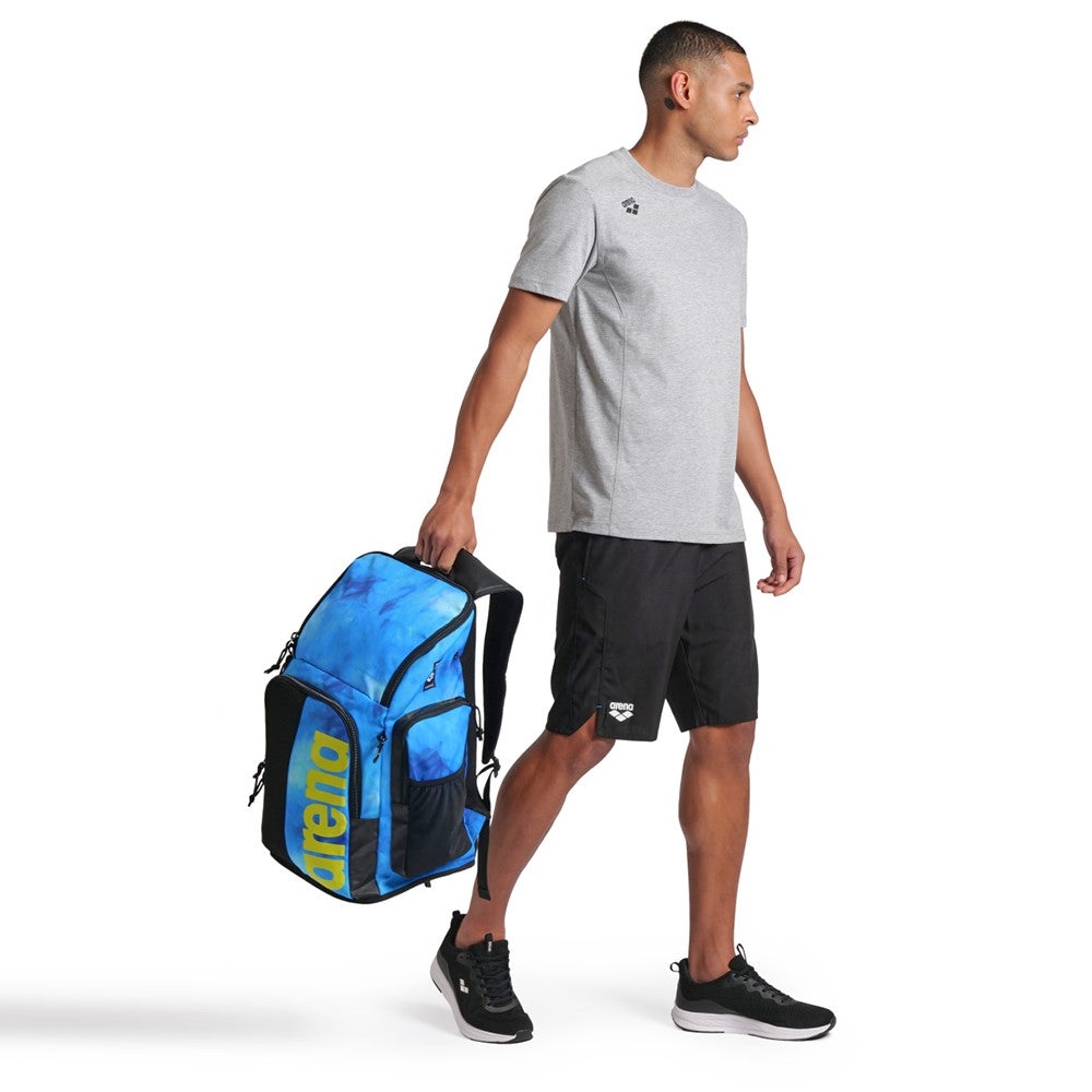 Arena Spiky III Backpack 45 L Allover Tie-Dye Blue