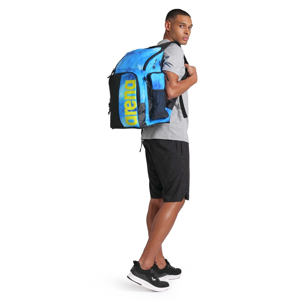 Arena Spiky III Backpack 45 L Allover Tie-Dye Blue