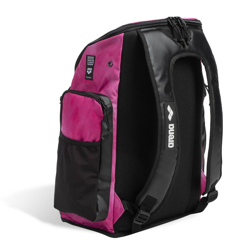 Arena Spiky III Allover Backpack 45 L Tie-Dye Pink