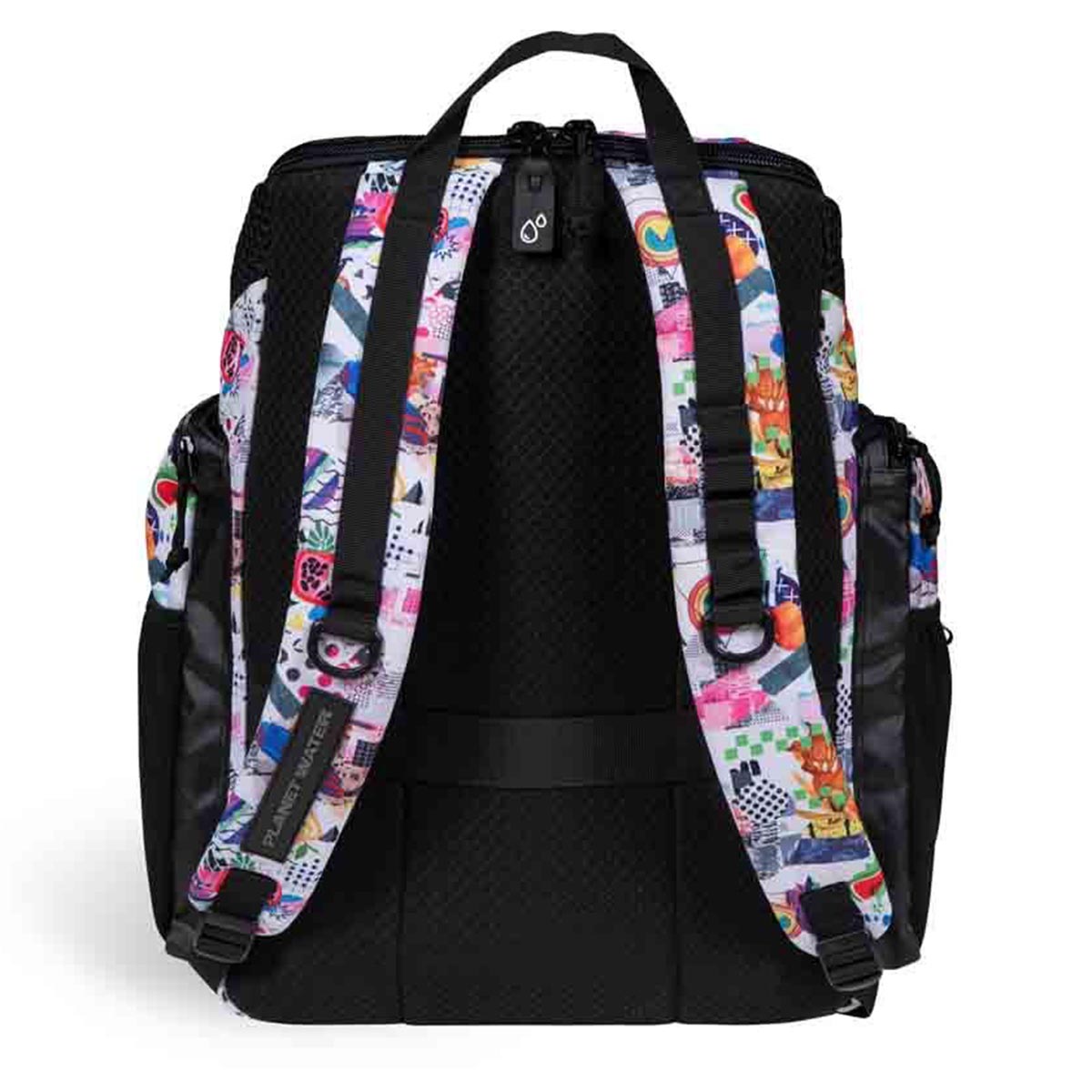 Arena One Go Allover Backpack 45L Collage Back