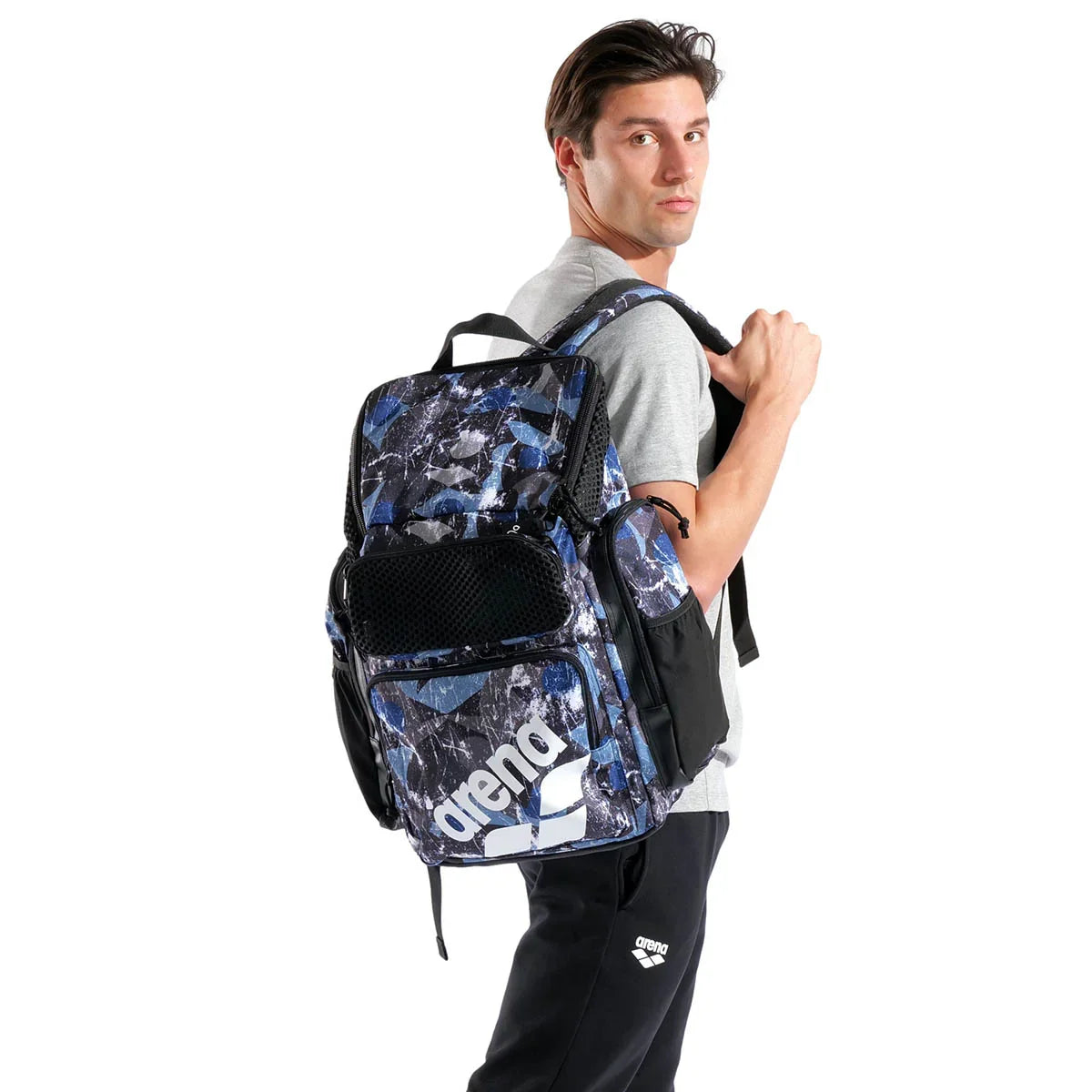 Arena One Go Allover Swim Sports Travel Backpack 45L - 010232-901