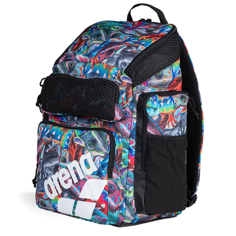 Arena One Go Allover Swim Sports Travel Backpack 45L - Iguanas