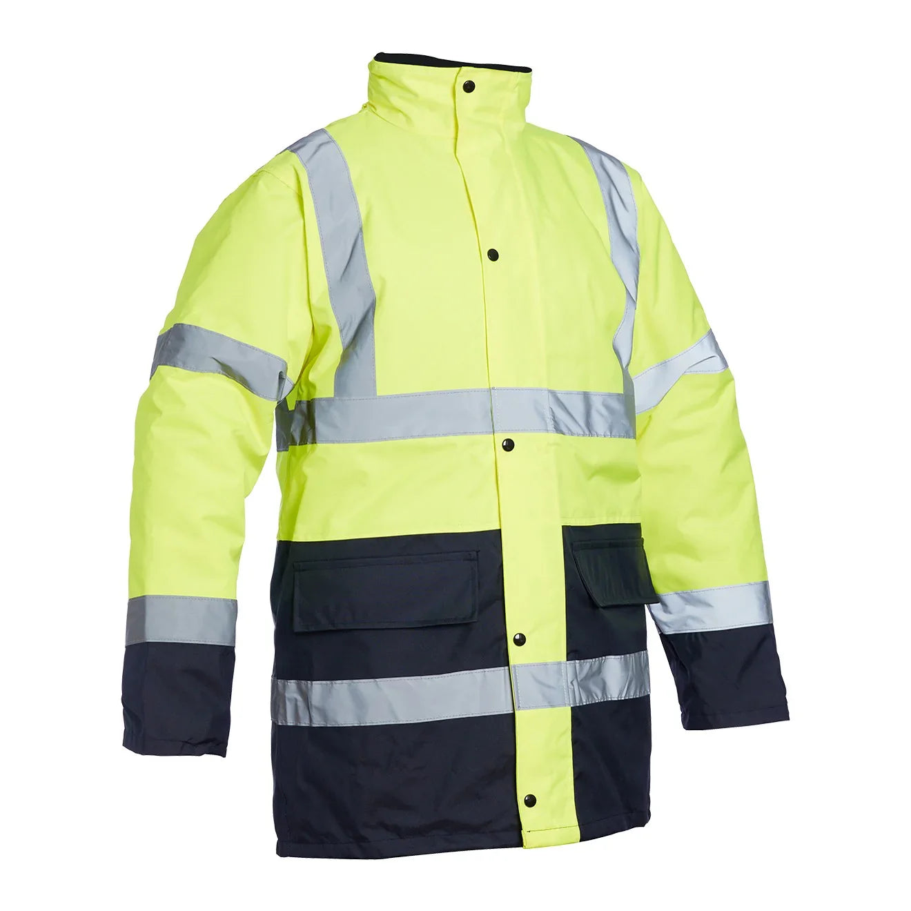 High-visibility jacket Two Tone Coat Yellow Navy Blackrock