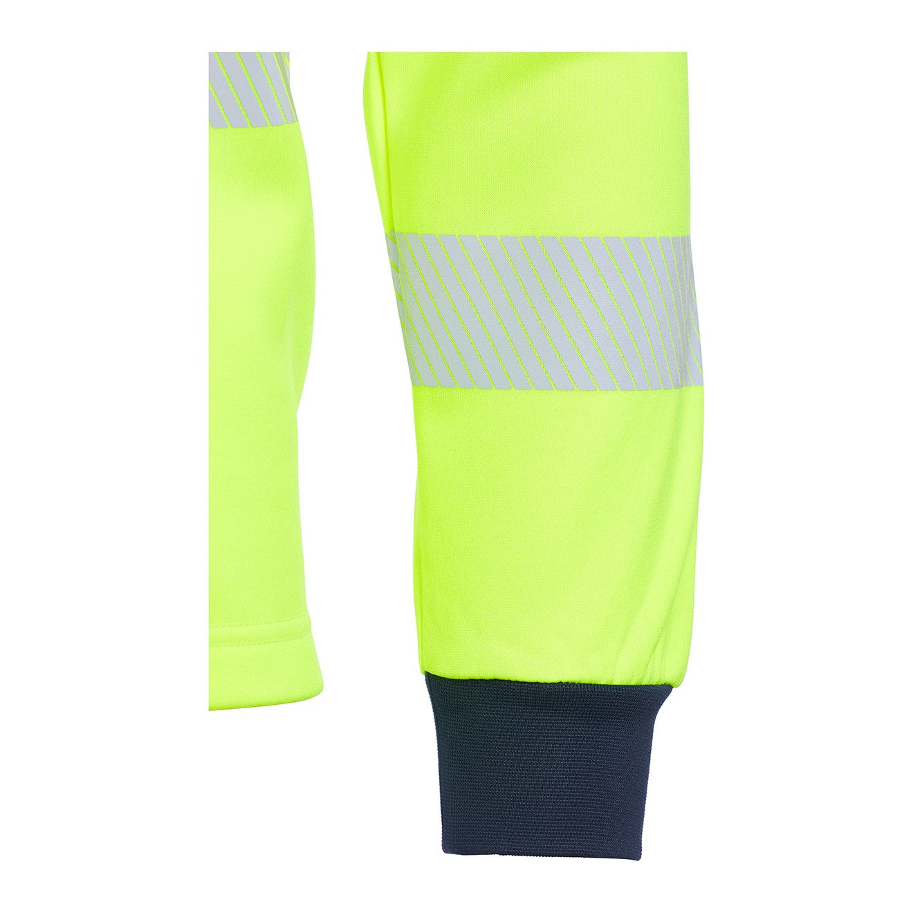 Hi-Vis 1/4 Zip Sweatshirt Blackrock Sleeves
