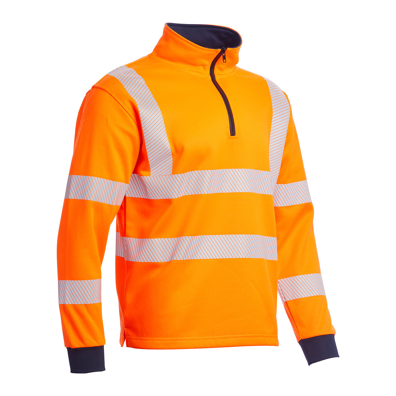 Orange high-visibility 1/4 zip Jumper Blackrock