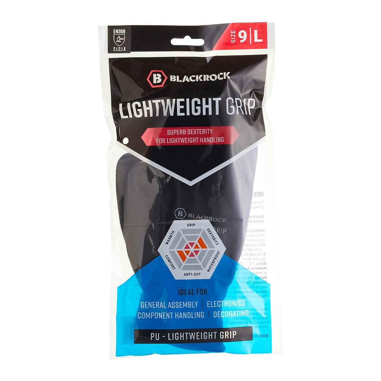 BlackRock 84301 Lightweight Grip PU Gloves