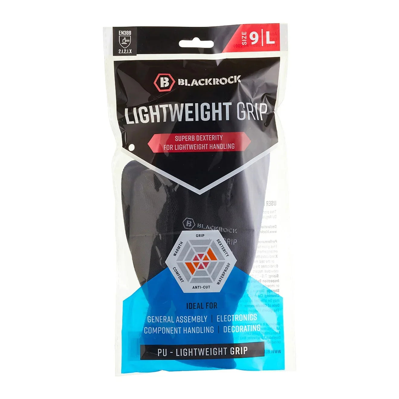 BlackRock 84301 Lightweight Grip PU Gloves