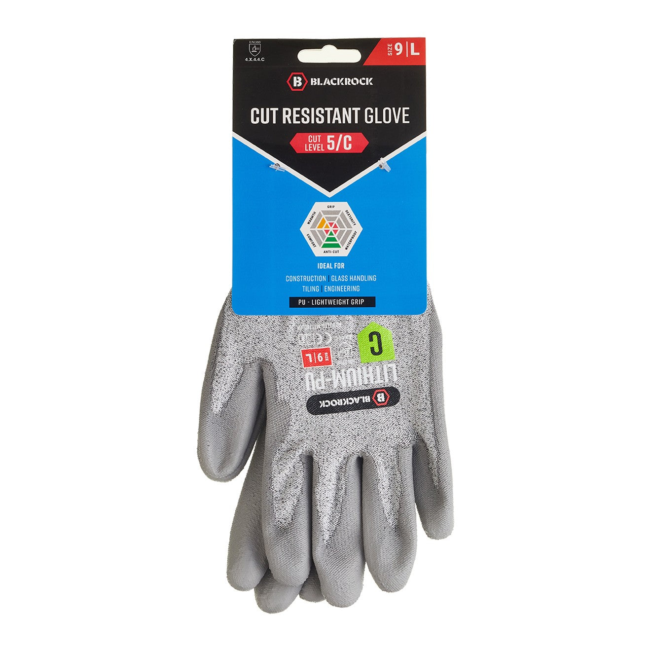 Blackrock Lithium PU Coated Cut-Resistant Gloves Level C