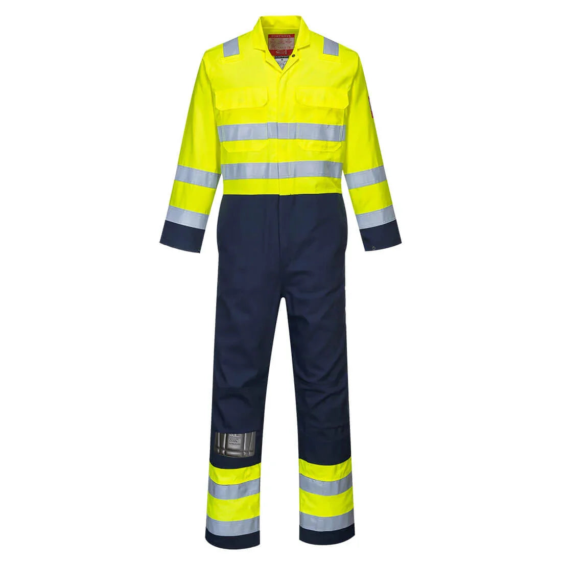 Portwest BIZ7 Bizflame Work Hi-Vis Anti-Static Coverall