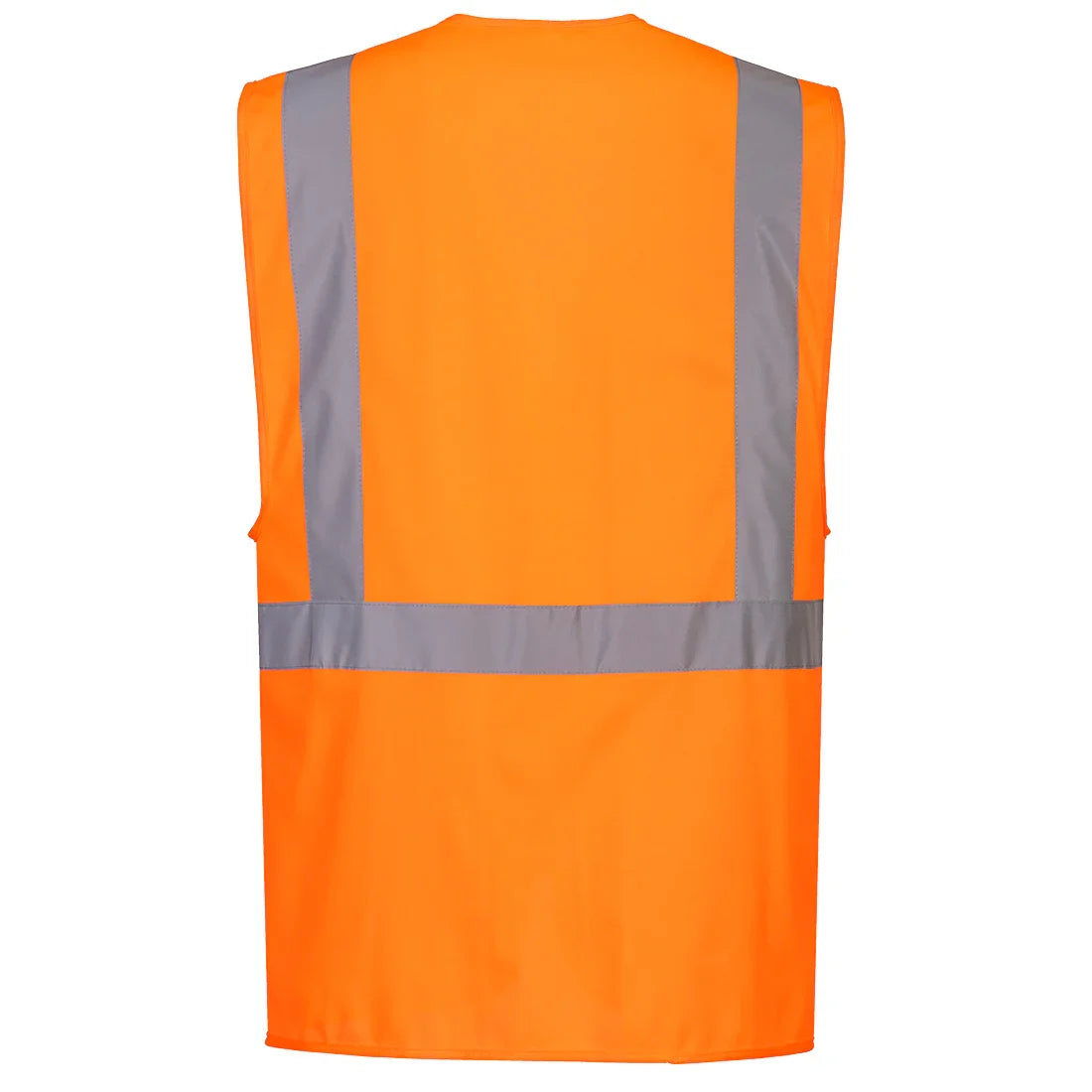 Portwest C357 Hi-Vis Tablet Pocket Executive Vest Orange