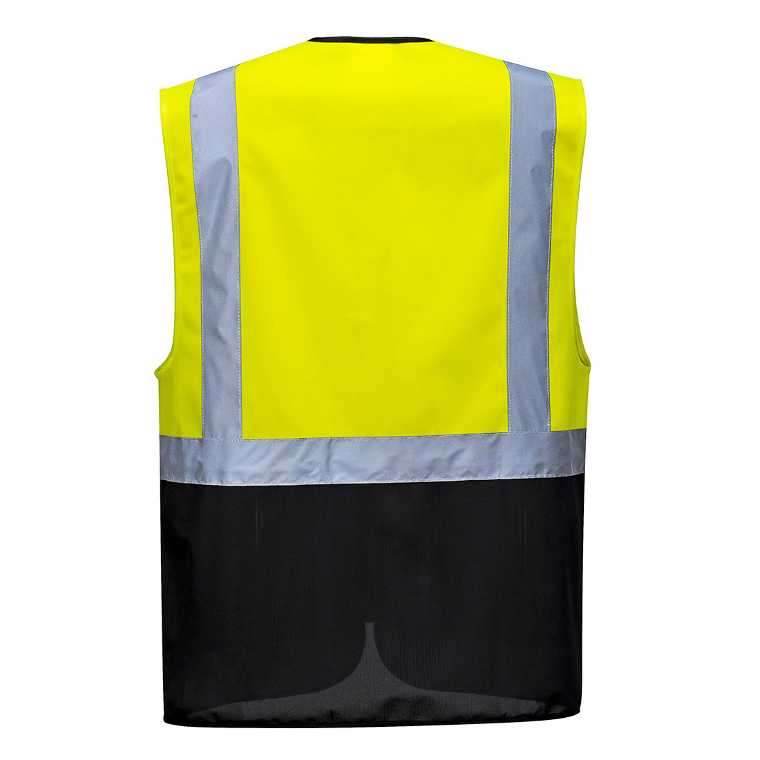 Portwest C476 Warsaw Hi-Vis Contrast Executive Vest Yellow/Black