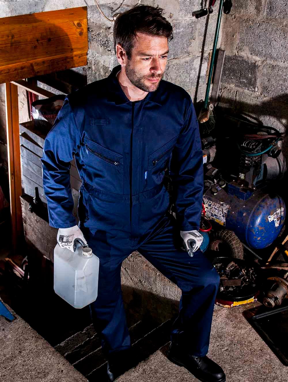 Portwest Liverpool Zip Coverall Graphite Grey 1