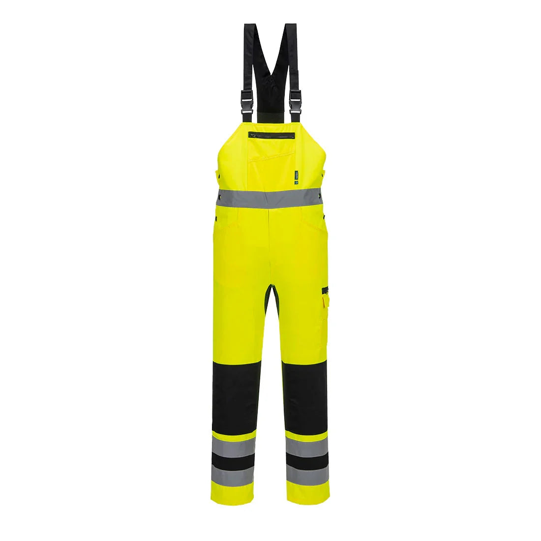 Portwest CD852 WX2 Hi-Vis Bib & Brace Yellow Black