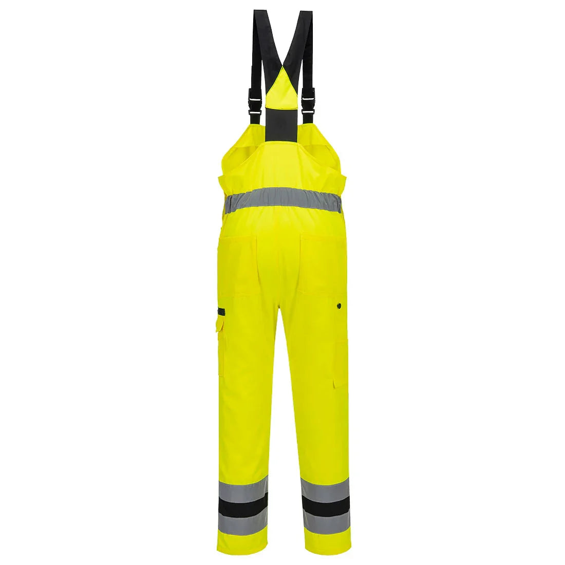 Portwest CD852 WX2 Eco Hi-Vis Bib & Brace Yellow Black