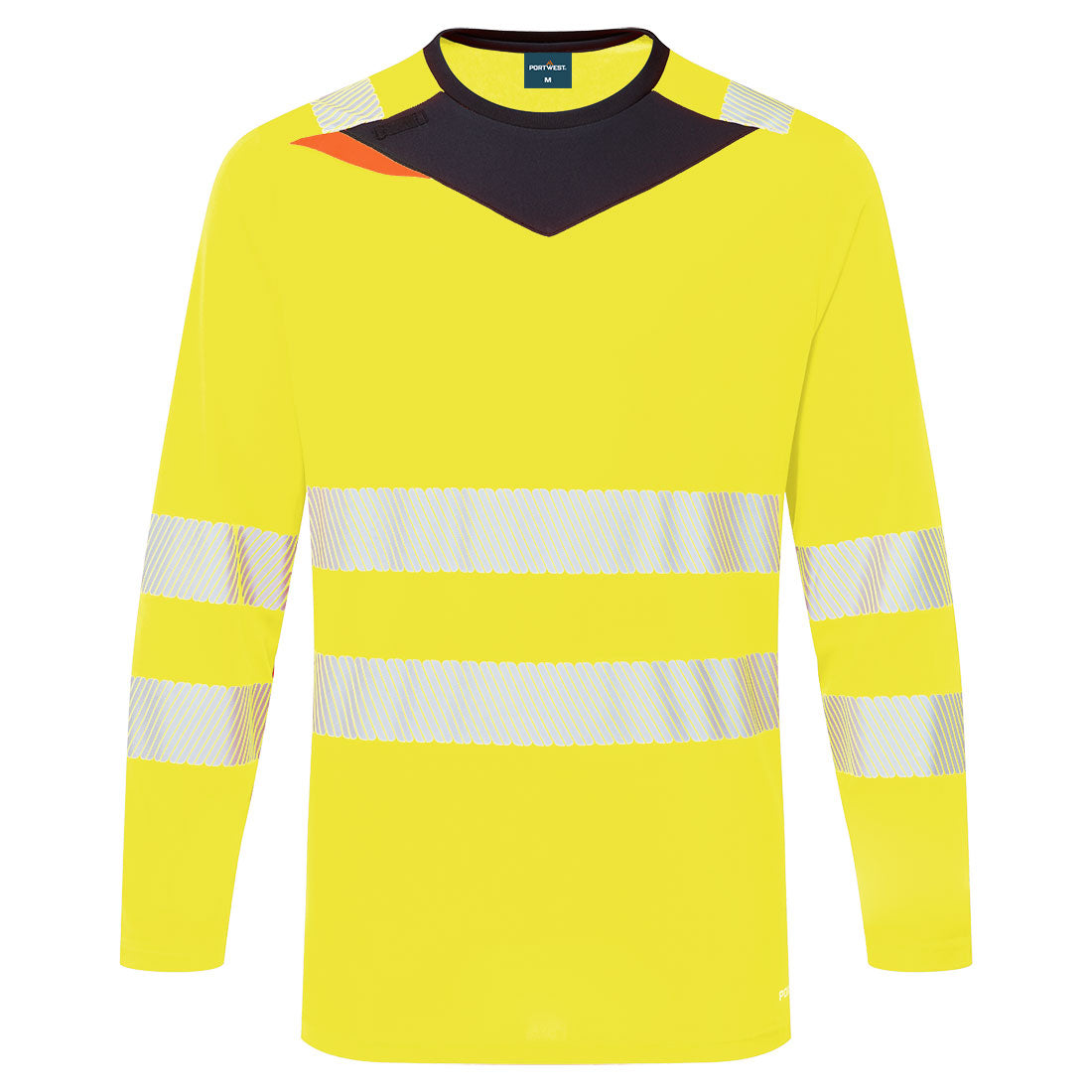 Portwest DX416 Hi-Vis T-Shirt Long Sleeve