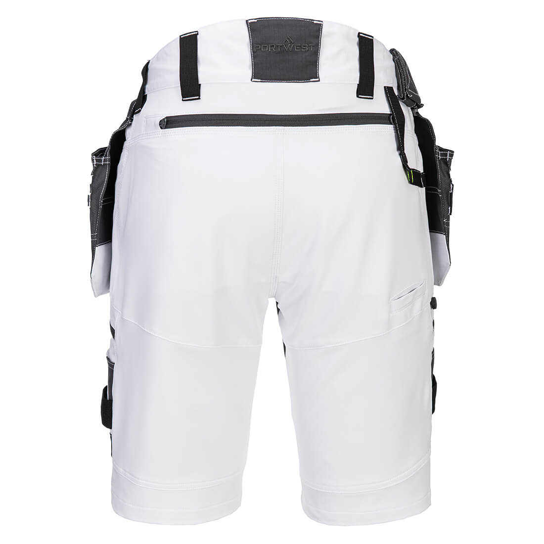 Portwest DX444 Detachable Holster Pocket Shorts White