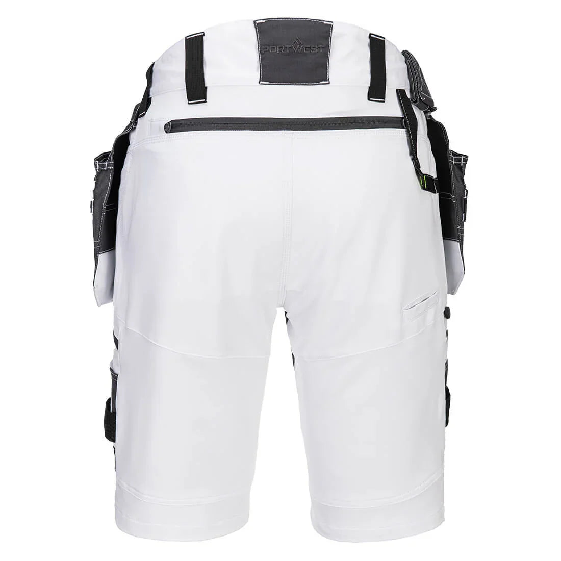Portwest DX444 Detachable Holster Pocket Shorts White