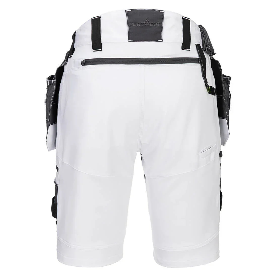 Portwest DX444 Detachable Holster Pocket Shorts White