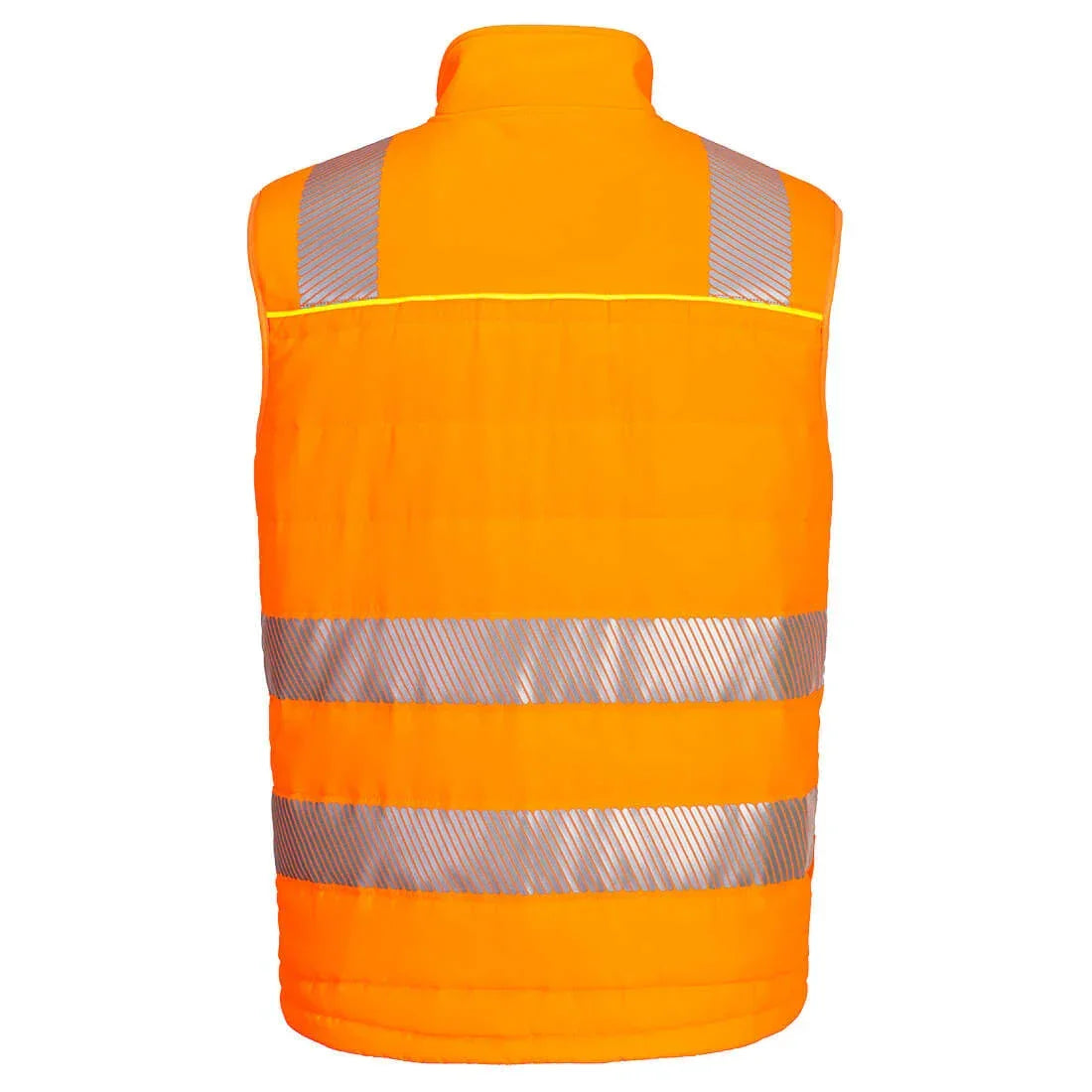 Portwest DX4 Hi-Vis Hybrid Baffle Bodywarmer Orange Black DX479