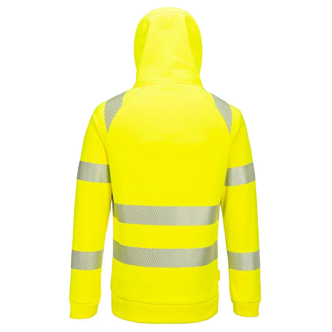 Portwest DX482 DX4 Hi-Vis 1/4 Zip Hoodie Back