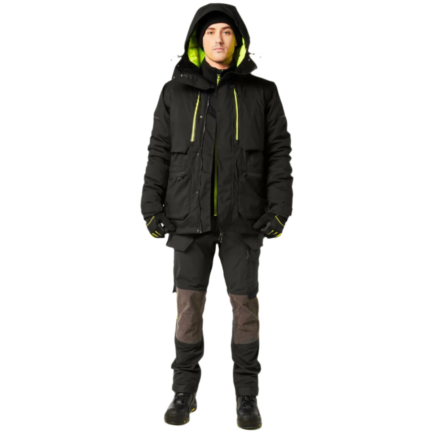 Portwest EV461 EV4 Winter Parka Jacket Black_M
