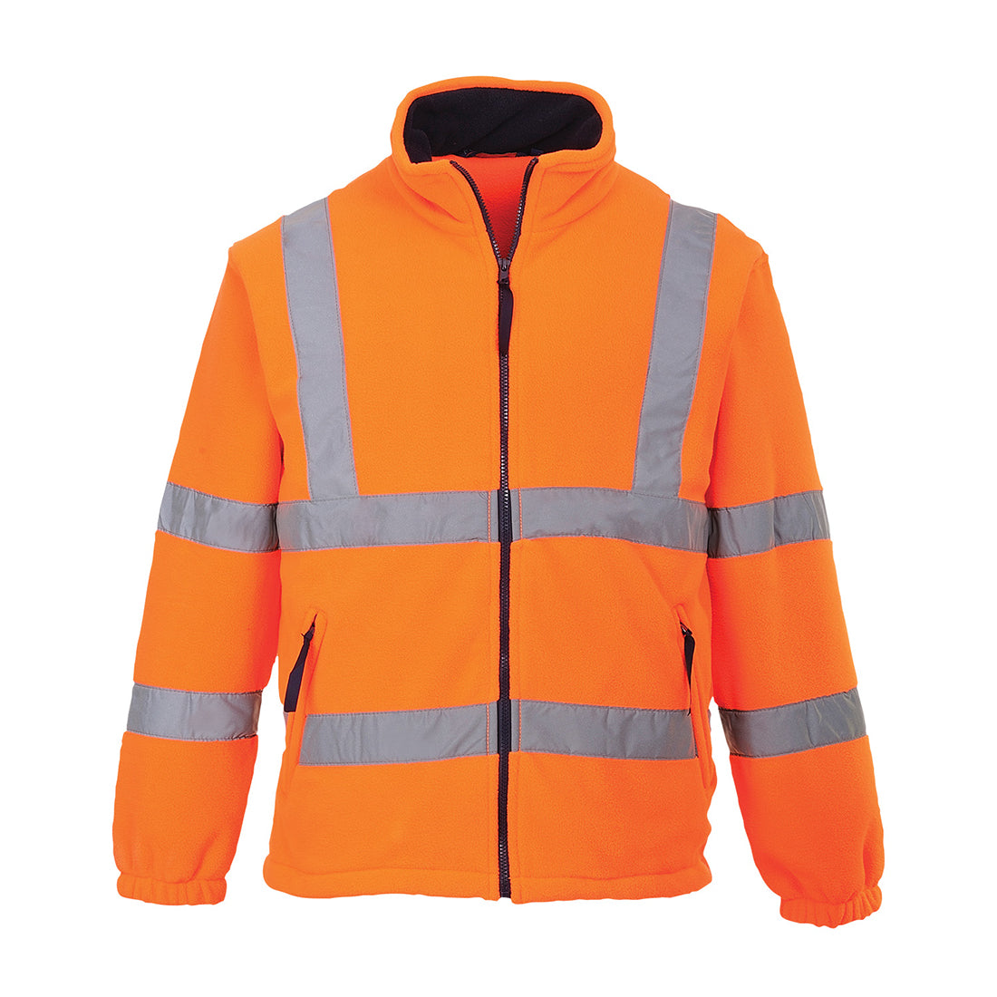 Portwest F300 Mesh Lined Hi-Vis Fleece Orange