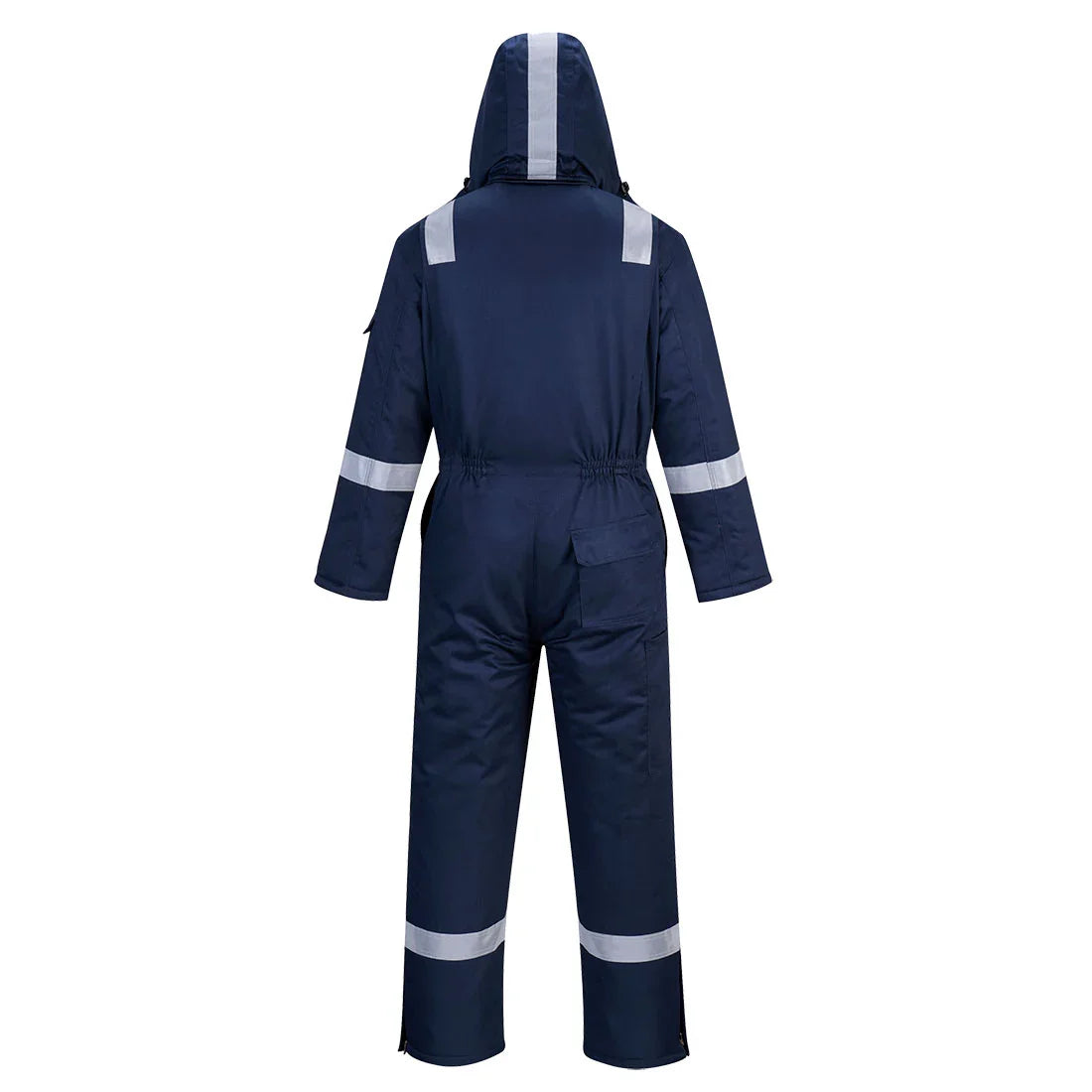 Portwest FR53 FR Anti-Static Insulated Coverall Navy_R