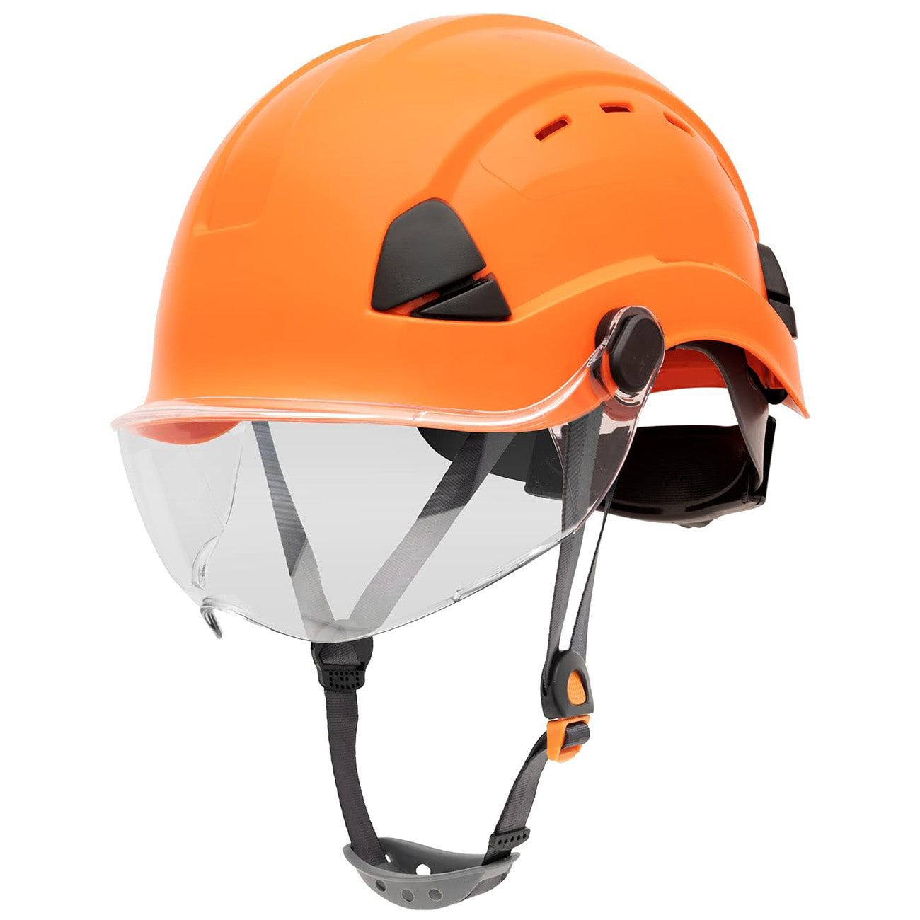 Honeywell Fibre Metal Safety Helmet Vented Orange