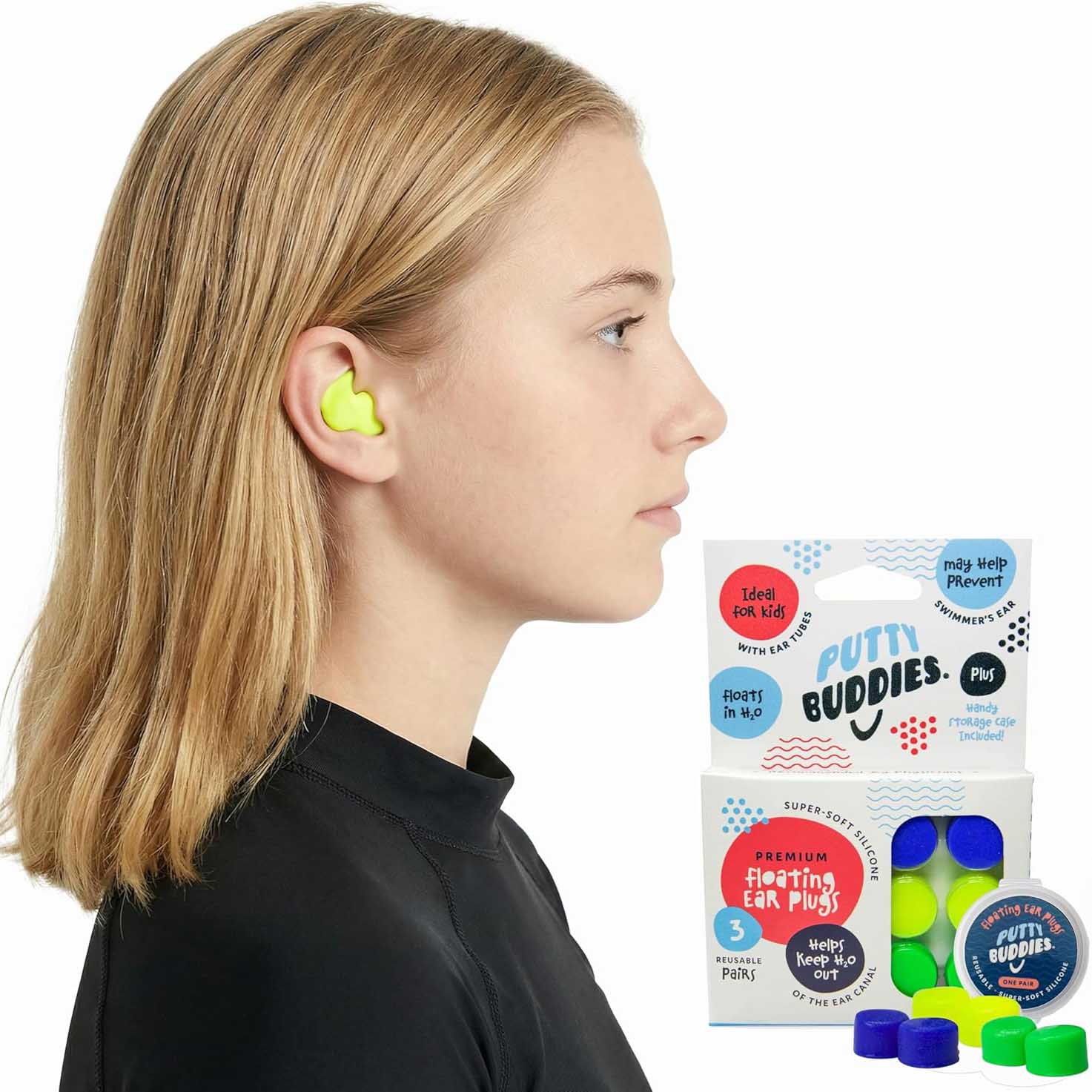 Putty Buddies Floating Swimming earplugs_BYG