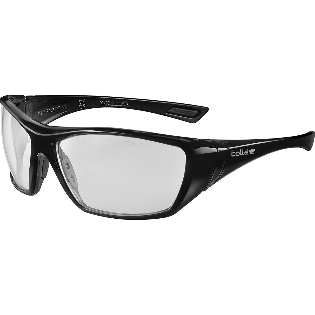HUSTLN10E Bolle Hustler clear safety glasses