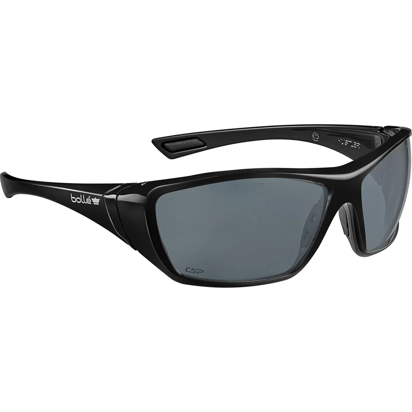 Bolle HUSTLER Smoke Eco Safety Glasses HUSTLN20E
