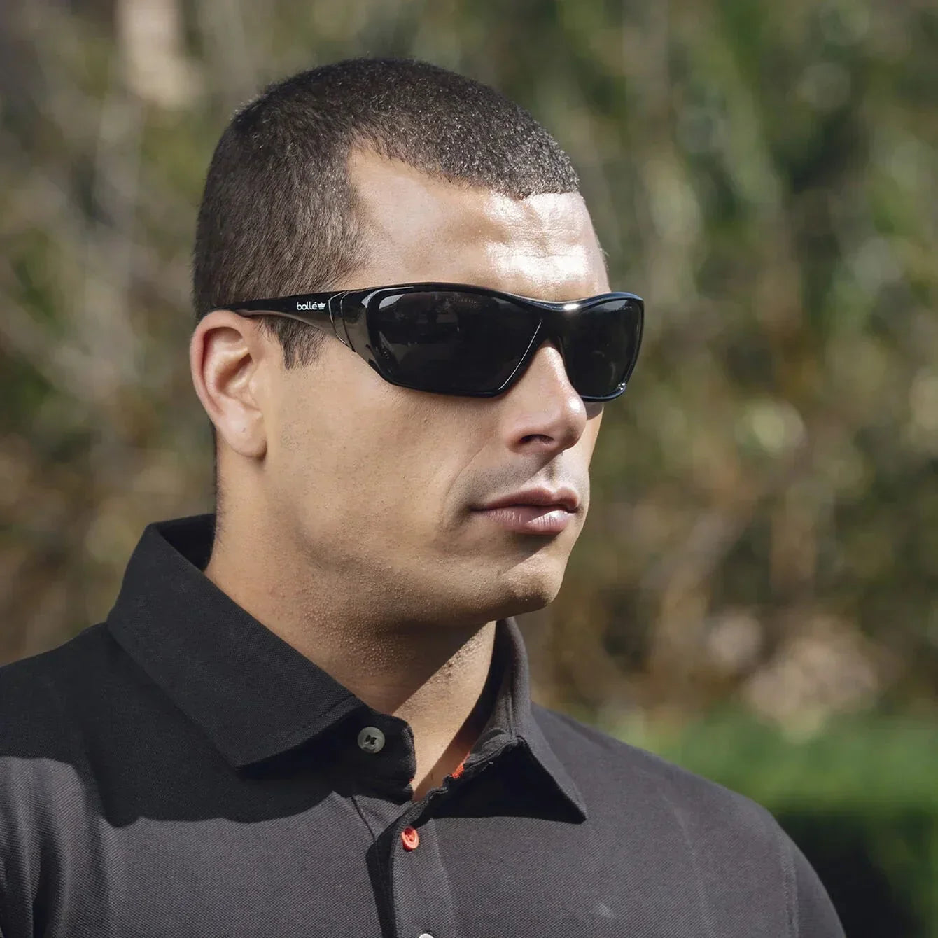 Bolle HUSTLER Smoke Eco Safety Glasses HUSTLN20E_Model