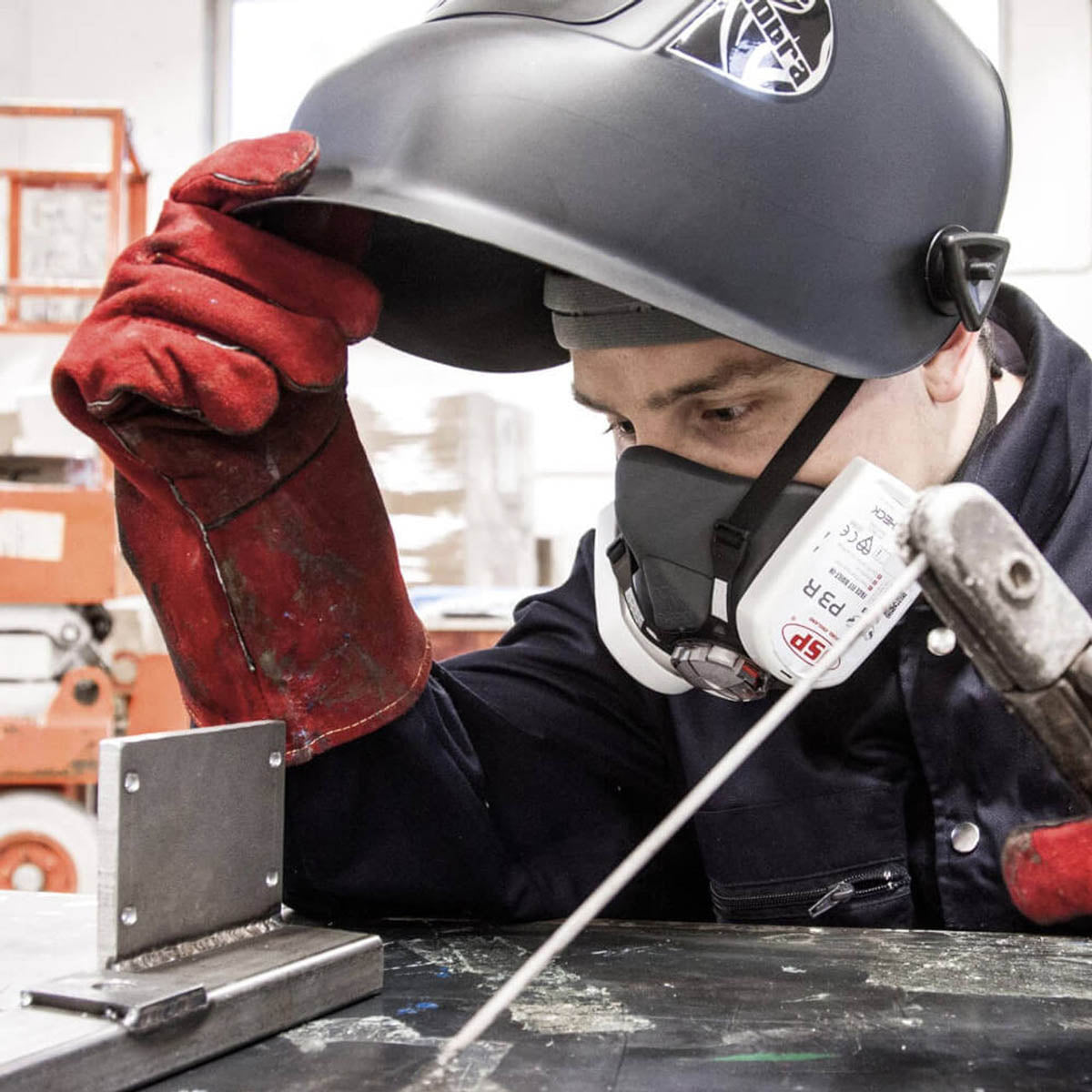 JSP Force 8 Half Mask with Press-To-Check P3 Filters