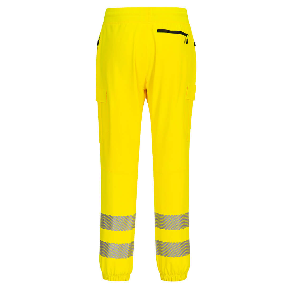 Portwest KX346 Hi-Vis Flexi Jogger Yellow Back