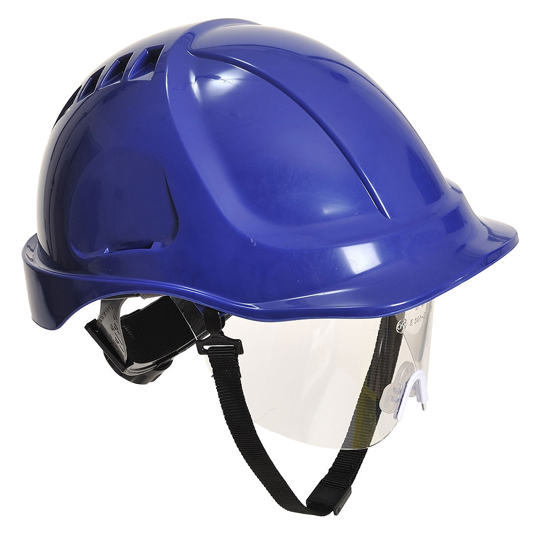 Portwest PW54 Endurance Plus Visor Helmet - Royal Ble