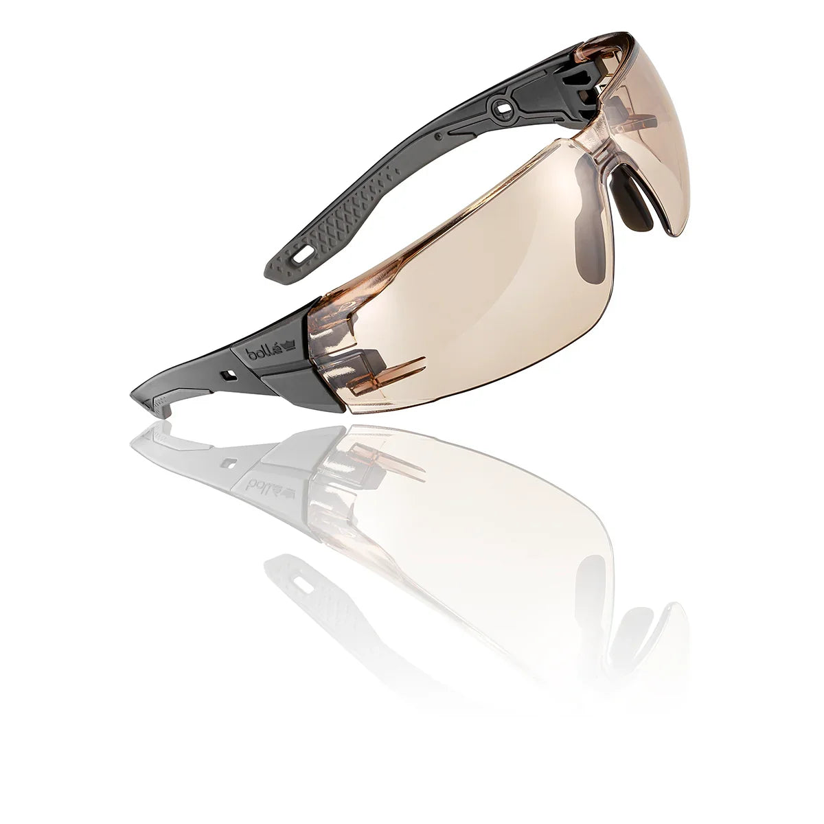 Bolle RUSH+ 2.0 Small Copper Lens Safety Glasses RUSPSN30E