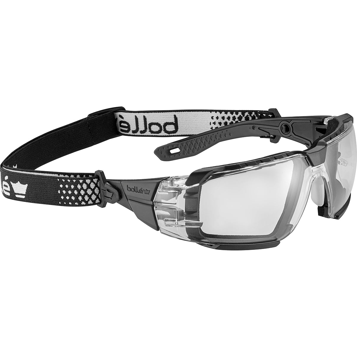 Bolle RUSH+ 2.0 XP Hybrid Clear Lens Safety Glasses
