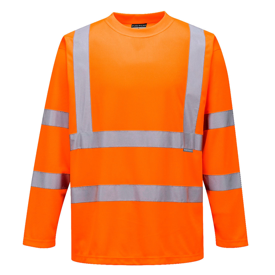 Portwest S178 Hi-Vis T-Shirt Long Sleeve Orange