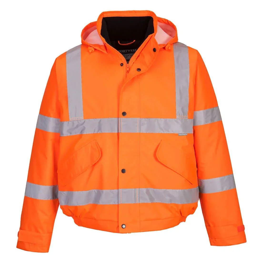 Portwest S463 Hi-Vis Winter Bomber Jacket Orange