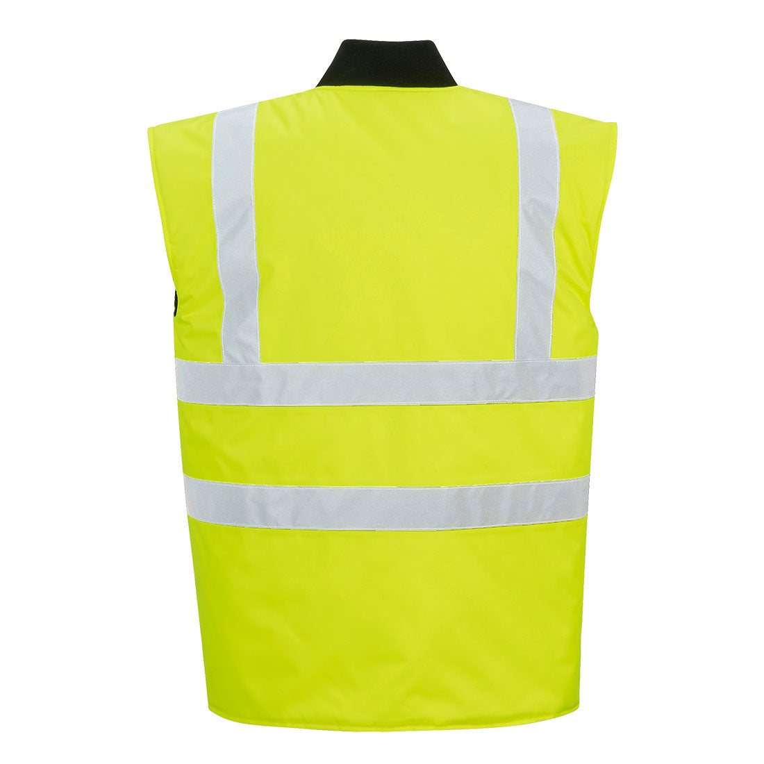 Portwest S469 Hi-Vis Reversible Bodywarmer Yellow back