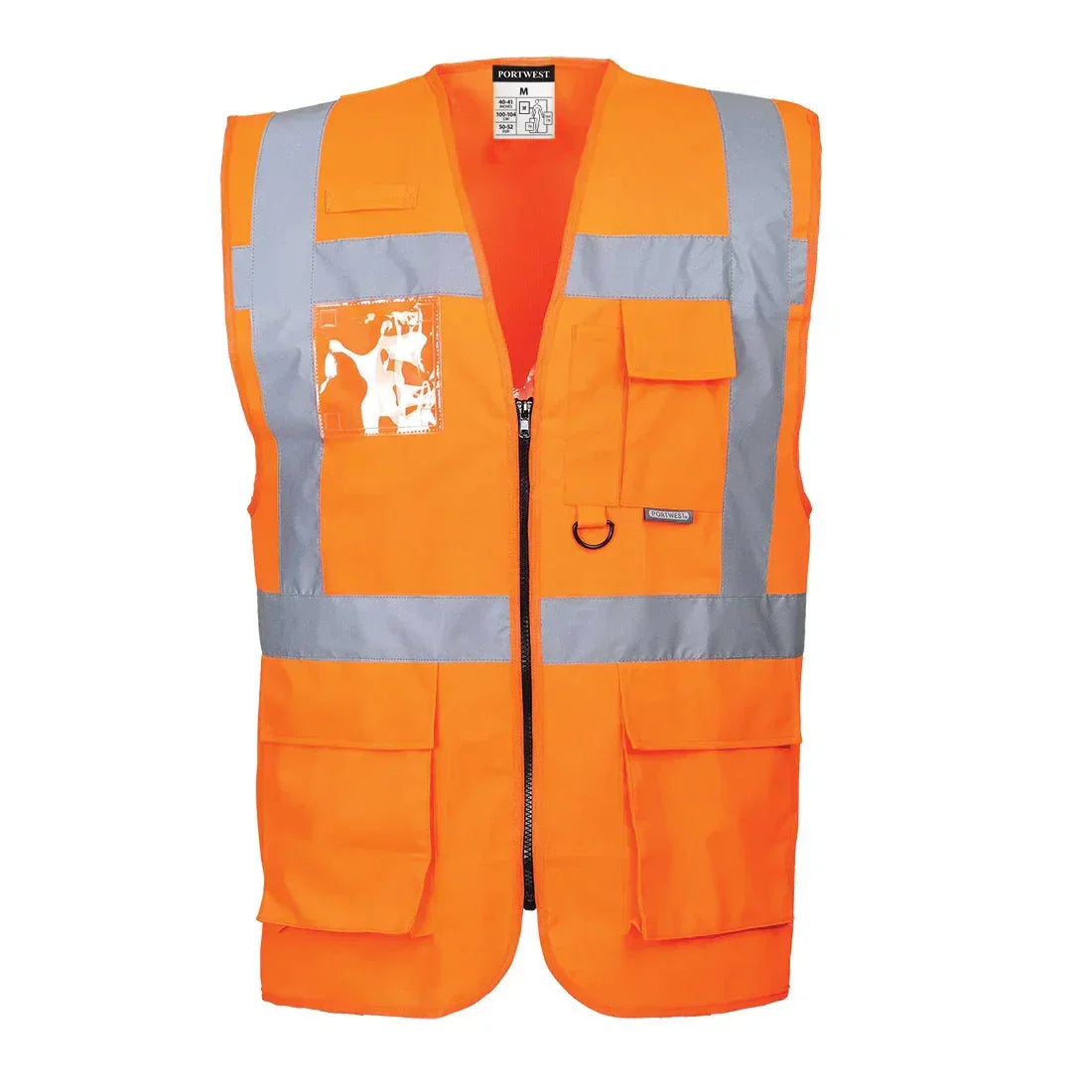 Portwest S476 Berlin Hi-Vis Executive Vest Orange