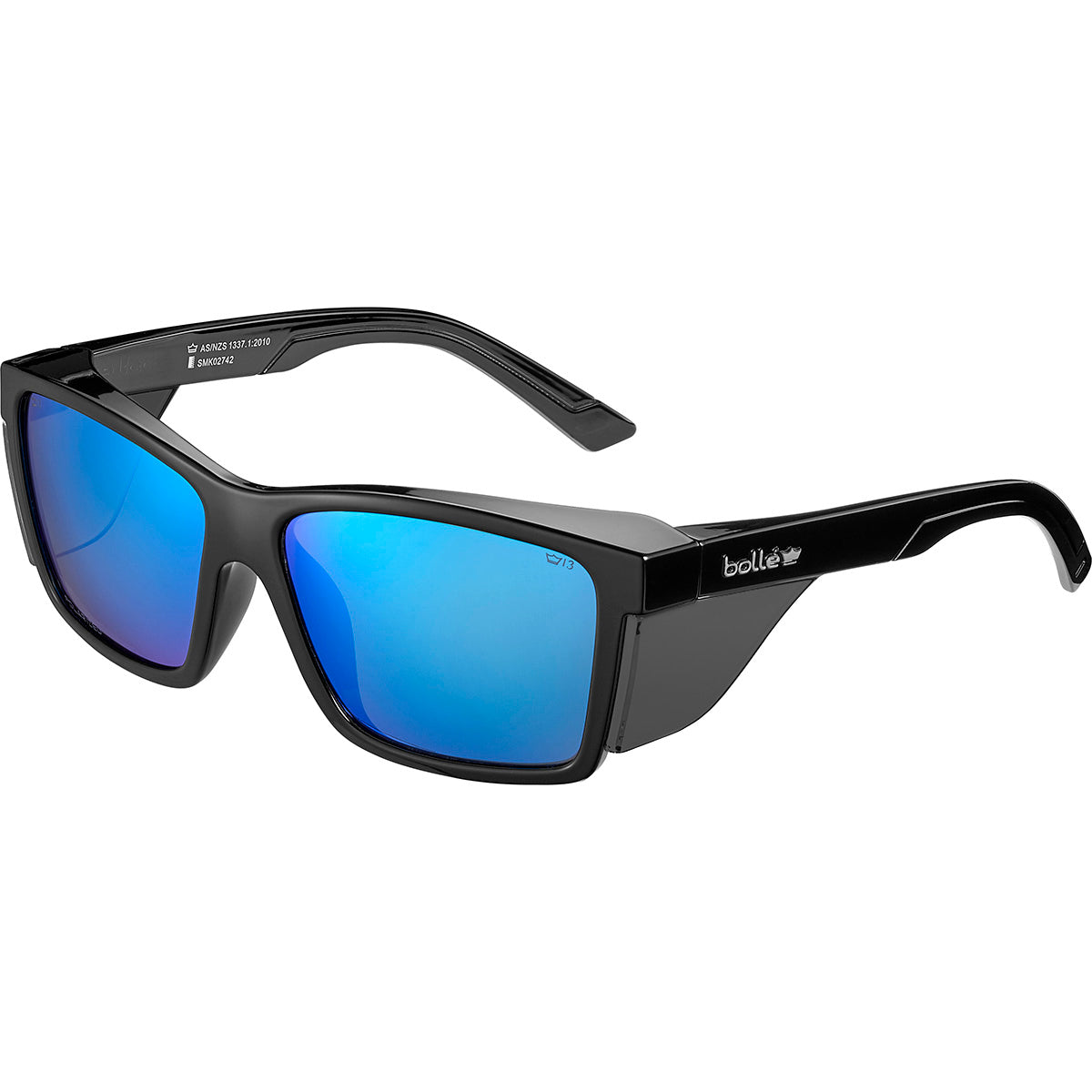 Bolle STKS 420 Cobalt Flash Polarised Safety Glasses