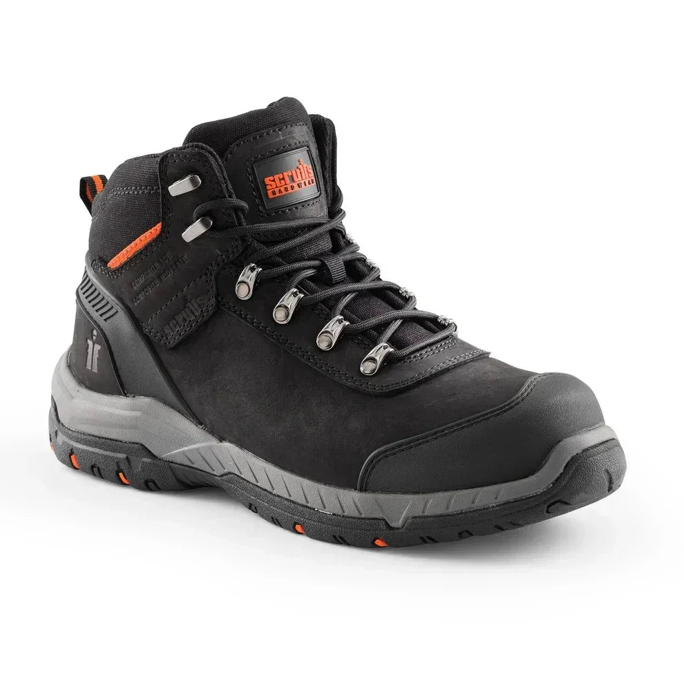 Scruffs Sabatan Safety Boots Black Size 12