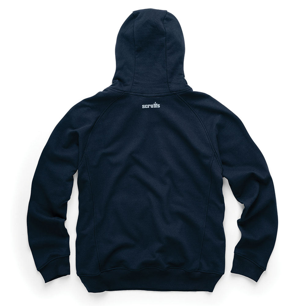 Scruffs Eco Worker Hoodie Navy back