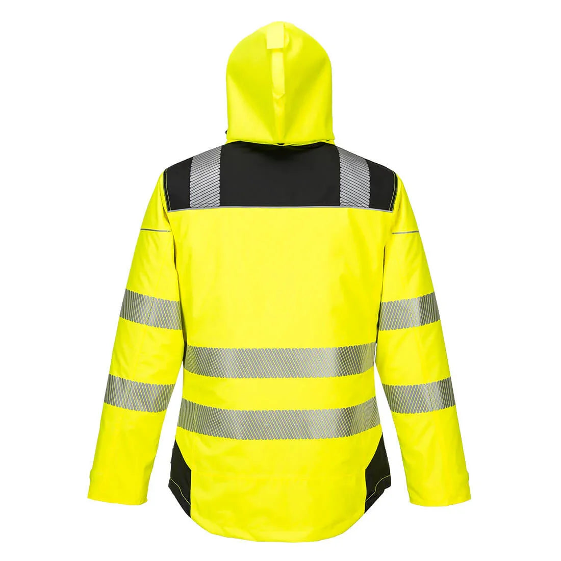 Portwest PW3 Hi-Vis Winter Jacket Yellow Black T400