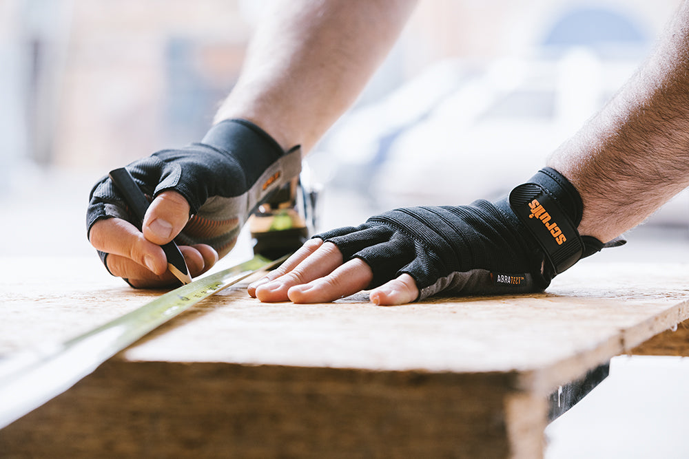 Scruffs Trade Fingerless Gloves Black 1